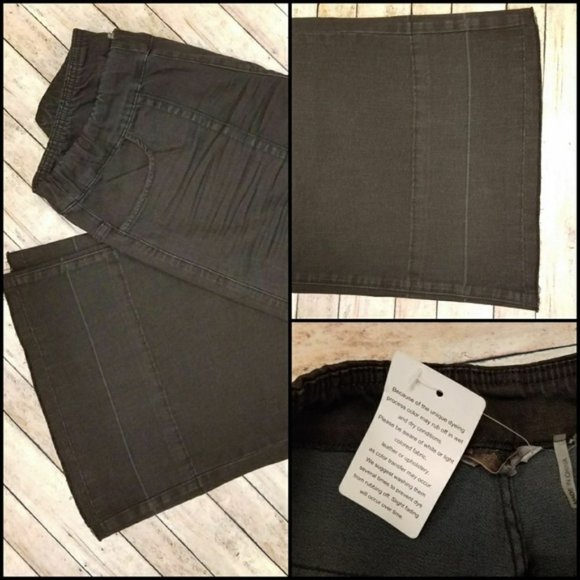 Soft Surroundings Elastic Waist Gaucho Pants - Picture 3 of 5